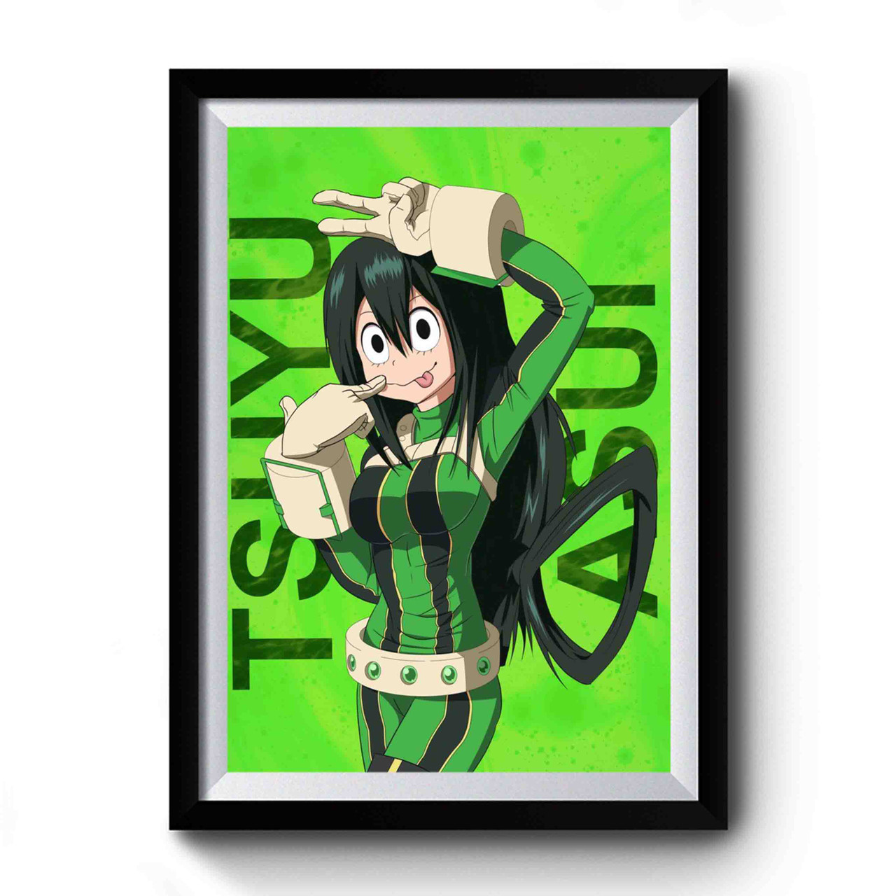 Boku No Hero Academia My Hero Academy Tsuyu Asui Frog Premium Poster